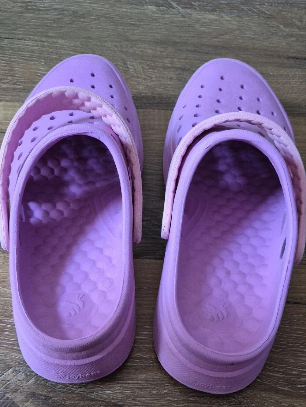 Joybees Kids Active Honeycomb Pillow Slip On Clogs Lavender Lilac Youth J4